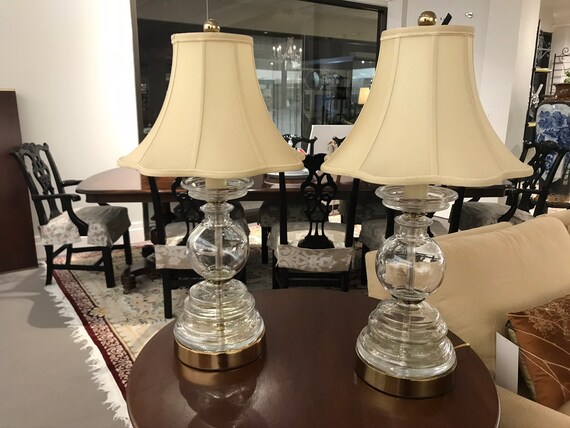 hollow glass lamp base