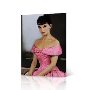 audrey hepburn style dress pink Audrey Hepburn in 1955, wearing a pink gown by Givenchy Photo by Norman Parkinson