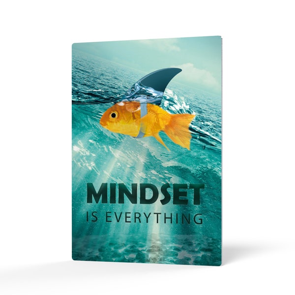 Mindset is Everything Fish Etsy