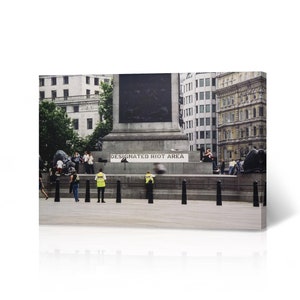 Designated Riot Area Street Art Painting London Mural Graffiti Banksy Canvas Wall Art Print Living Room Bedroom Bathroom Office Modern Decor