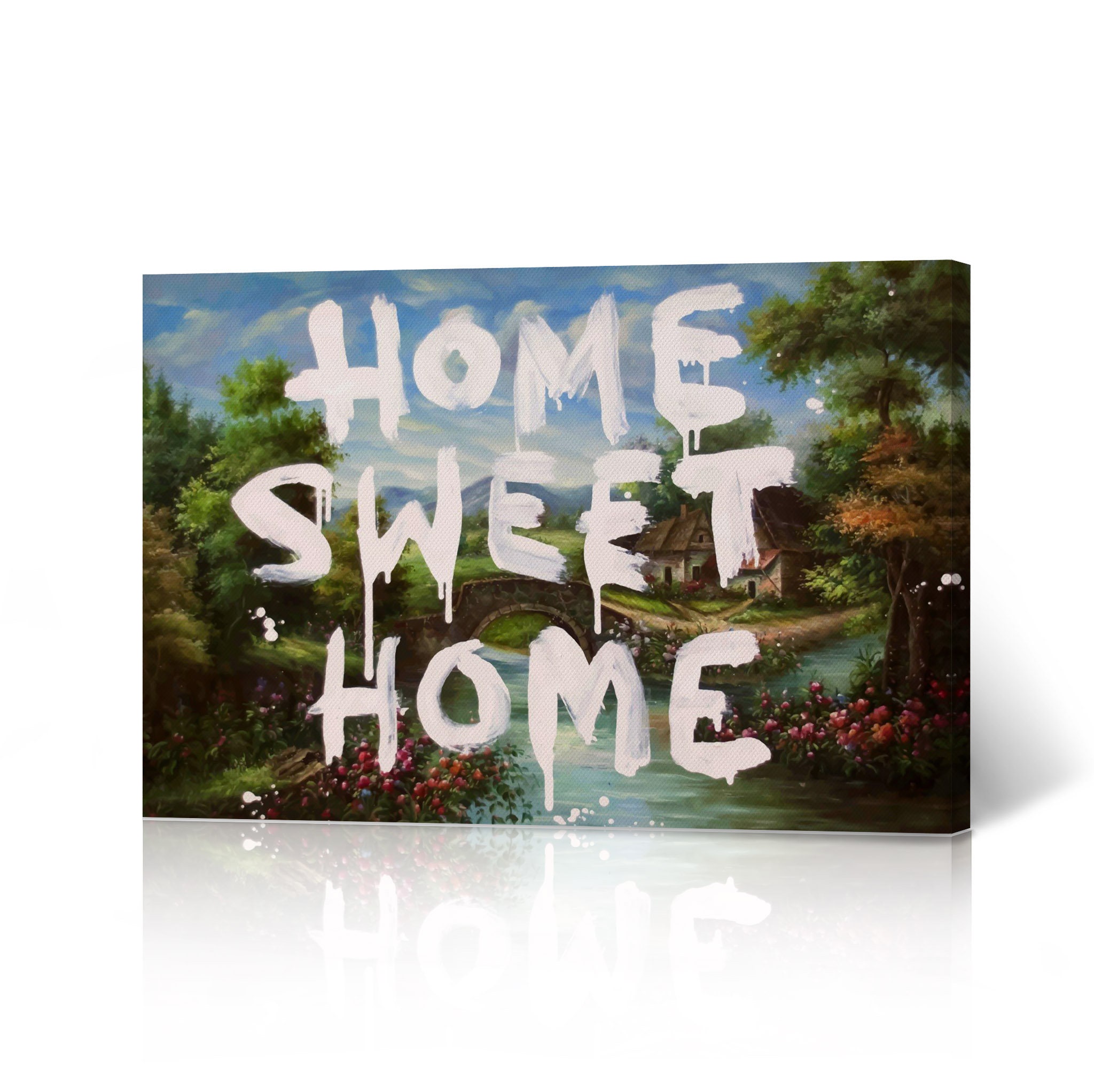 Home Sweet Home Banksy - Etsy