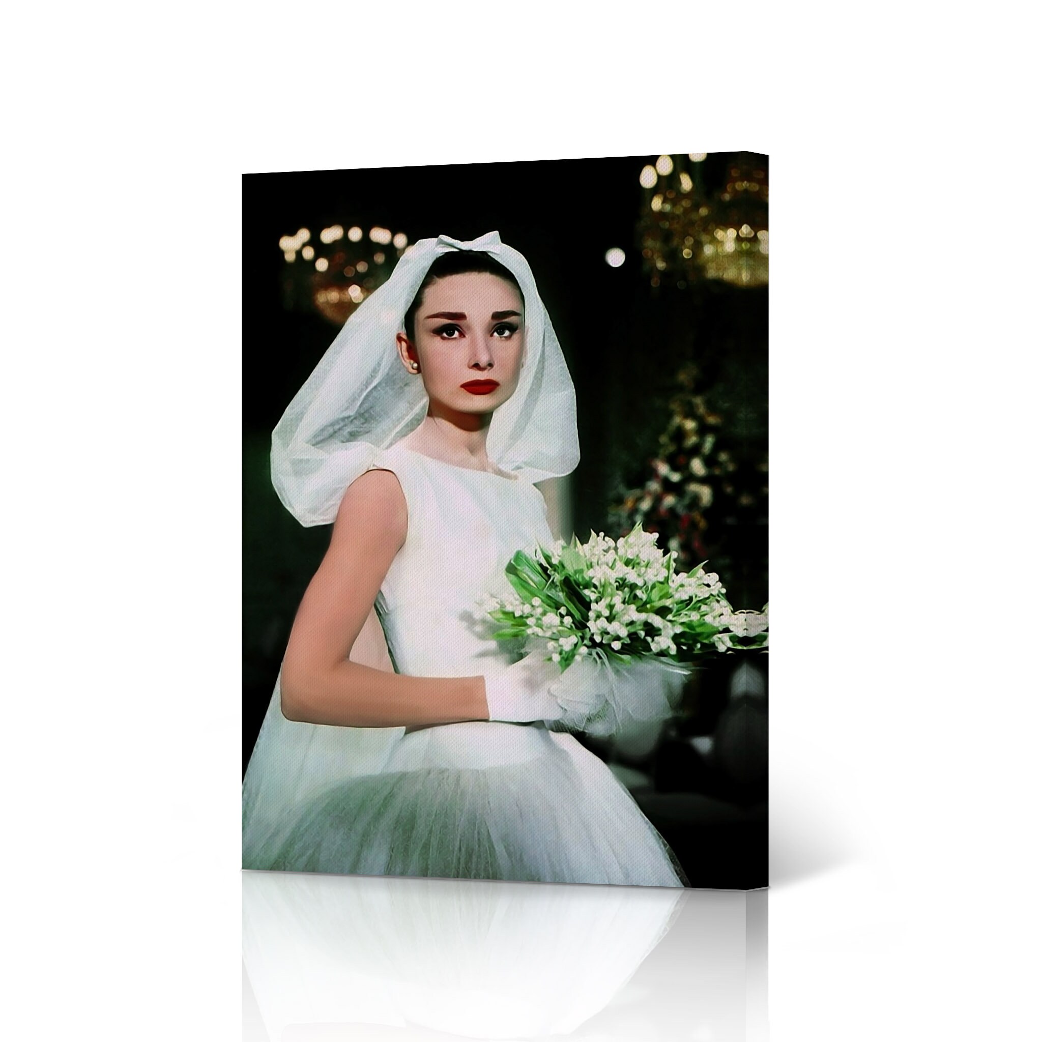 city studio dress Rockabilly Plus Size Long Sleeve Tea Length Audrey Hepburn 50s Style Wedding  Dress main image 0