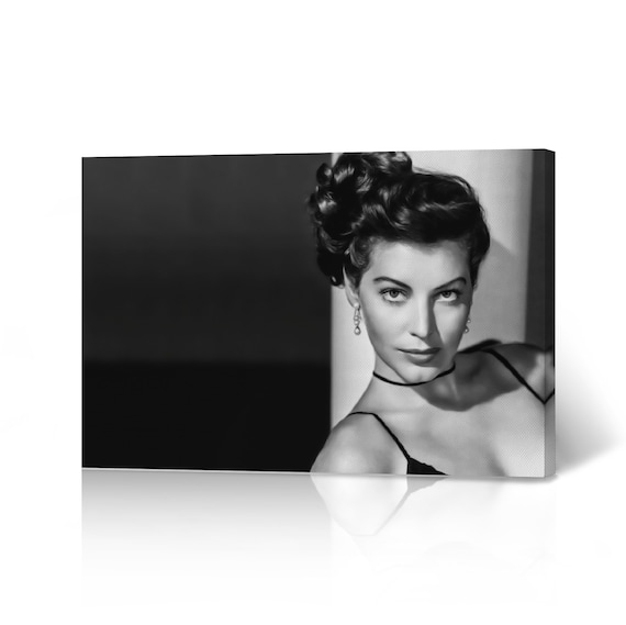 ava gardner black dress With Black and White Canvas Wall Art Print American Living Room Bedroom Decor Home Decor Wall Hanging Ebay Color:Dark Grey Labordaysale9/3-best Cravure Plus Size Women's