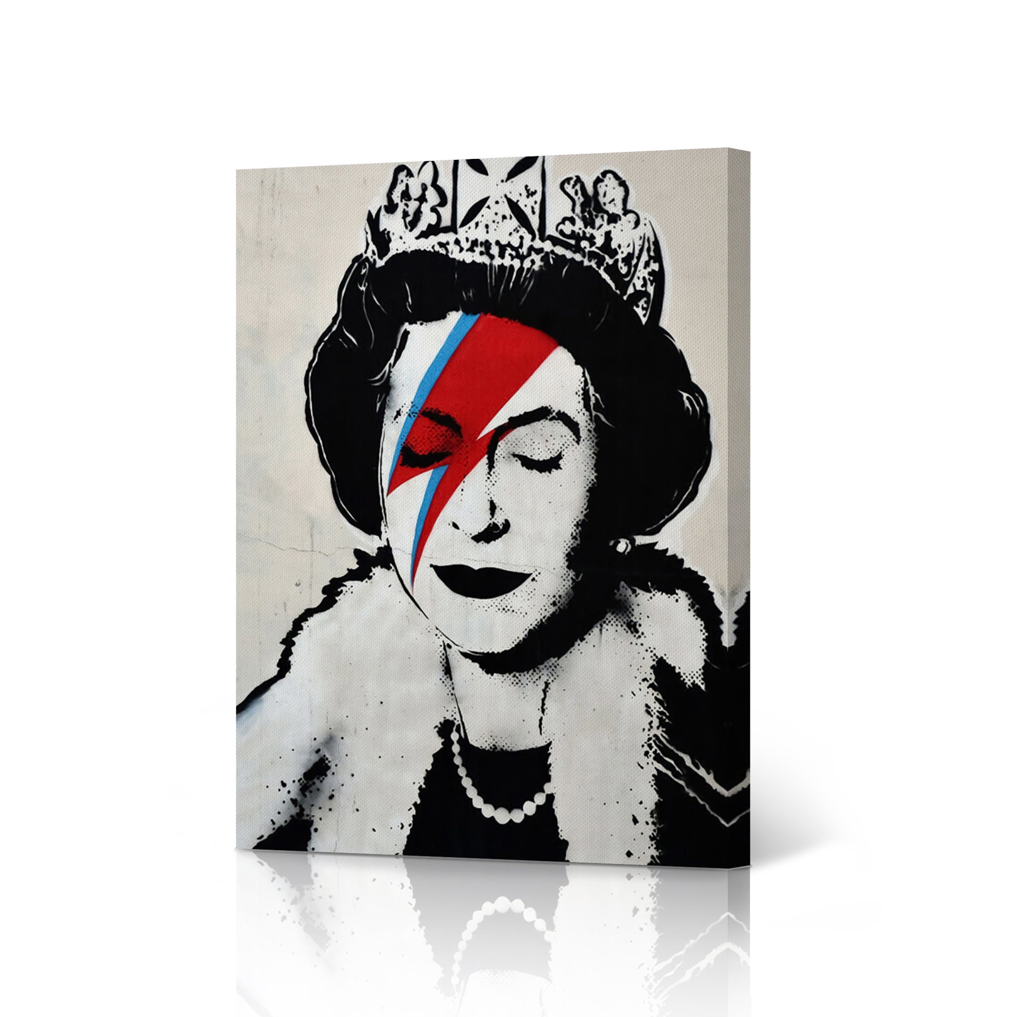 Queen Elizabeth Street Art Painting London Mural Graffiti Etsy