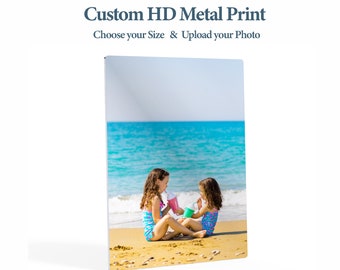 Custom Photo Glossy Metal Print Best Quality Personalized Picture Gift