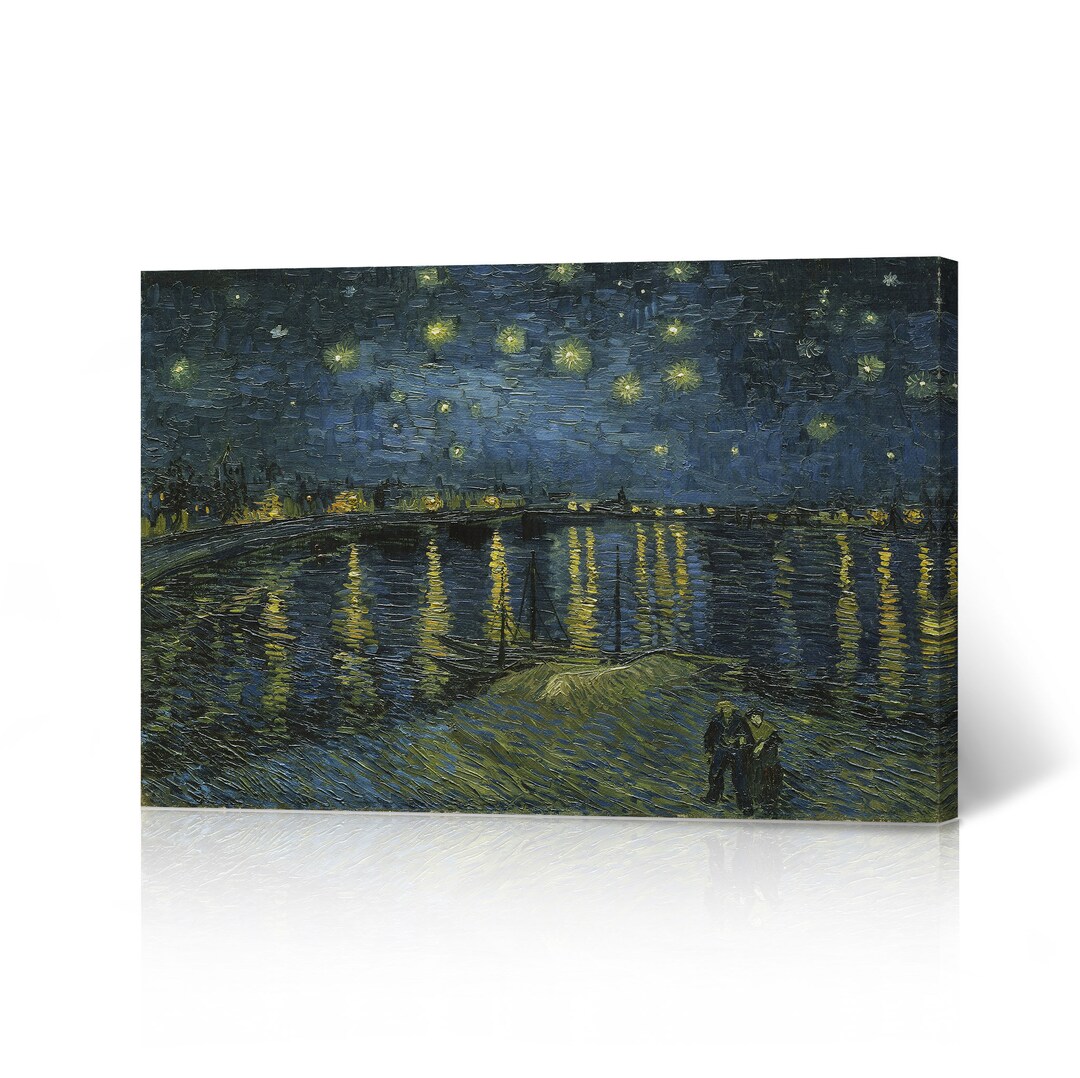 Starry Night Over the Rhone 1888 -2 Vincent Van Gogh Canvas Print Wall ...