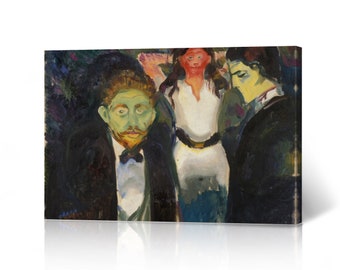 Four Women in the Garden - Edvard Munch Hand-painted Oil Painting