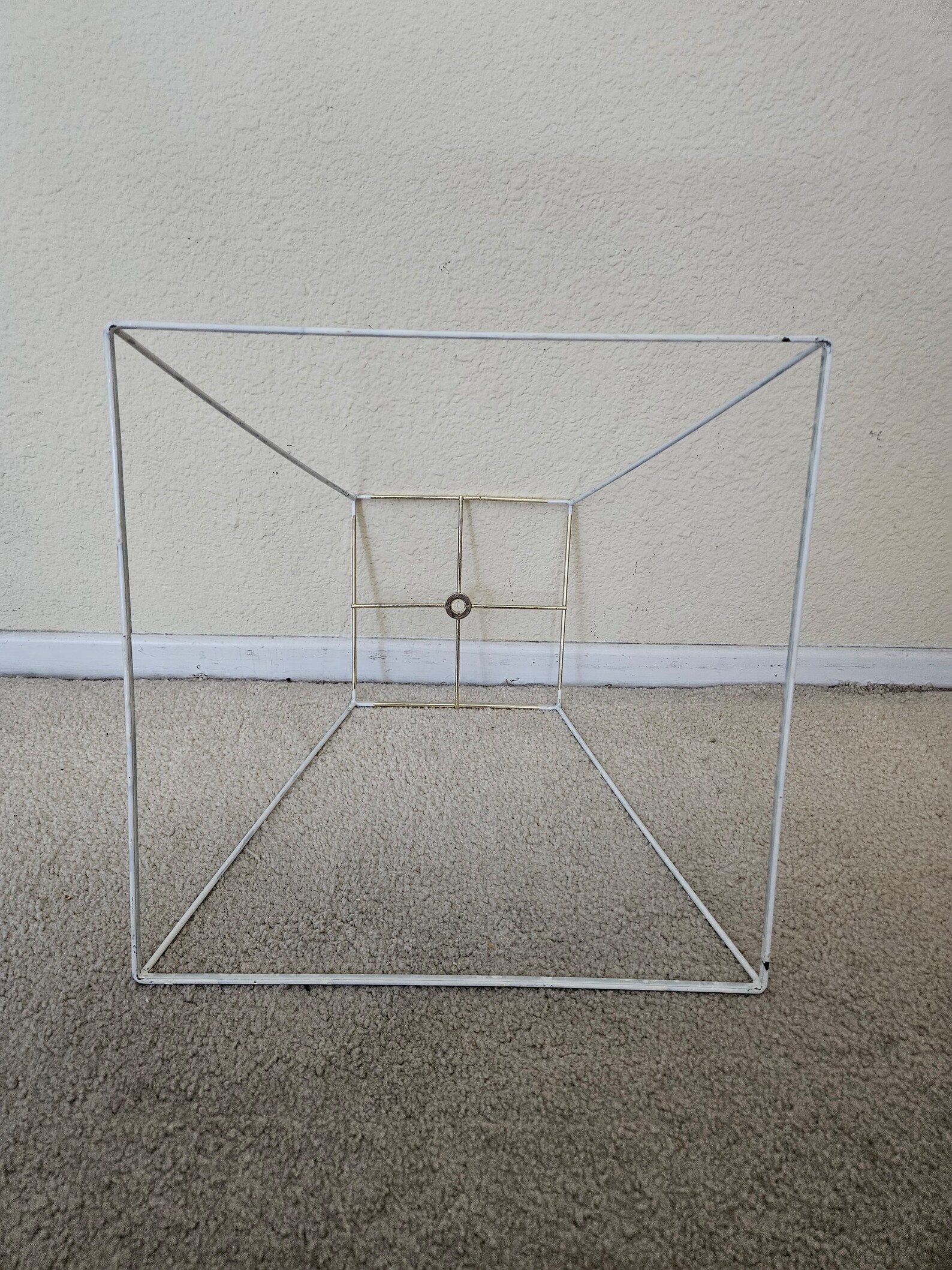 Square Lampshade Frame Wire Lampshade Frame Lampshade Etsy