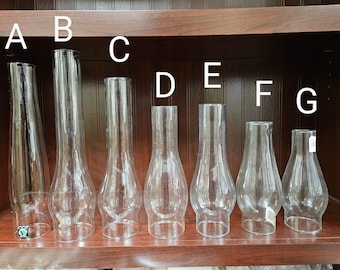 Glass Lamp Chimney Oil Lamp Chimney Kerosene Lamp Shade Glass Replacement For Vintage Oil Lamps