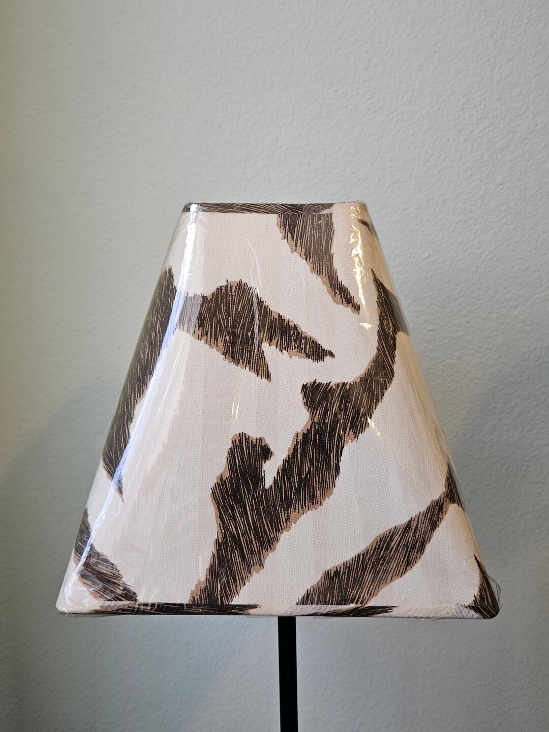 Square Animal Print Lampshade Jungle Theme Animal Print Etsy