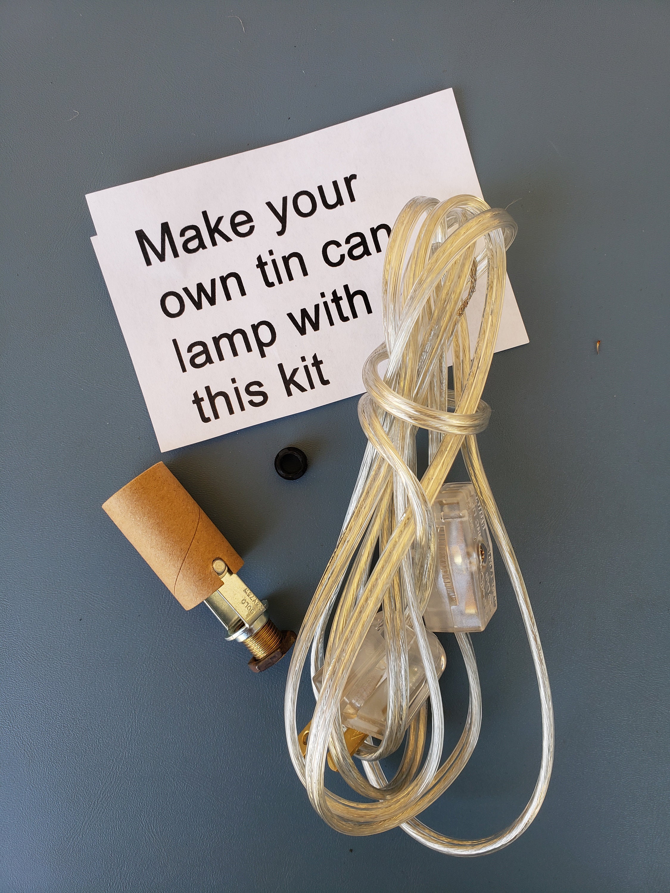 Make Your Own Tin Can Lamp Kit, Lamp Making Kit, Lamp Parts, Replacement  Lamp Parts 