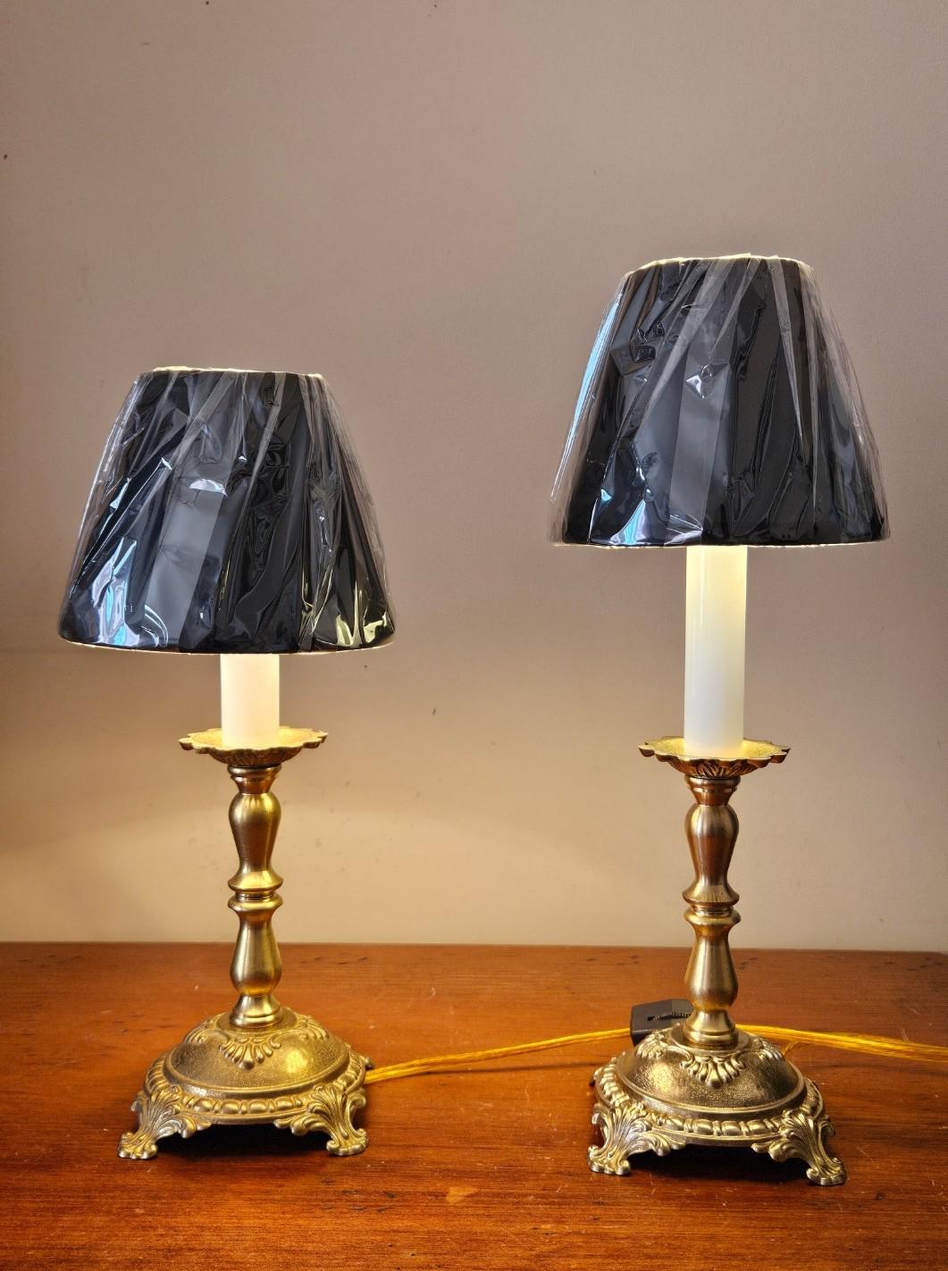 Solid Brass Mini Lamp, Cast Brass Mini Lamp, Old Style Lamps