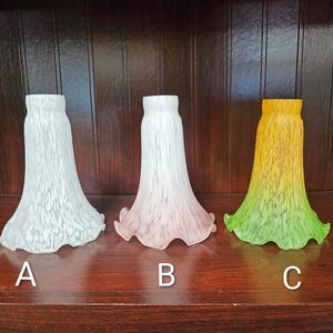 Glass Tulip Lamp Shade Replacement - Etsy