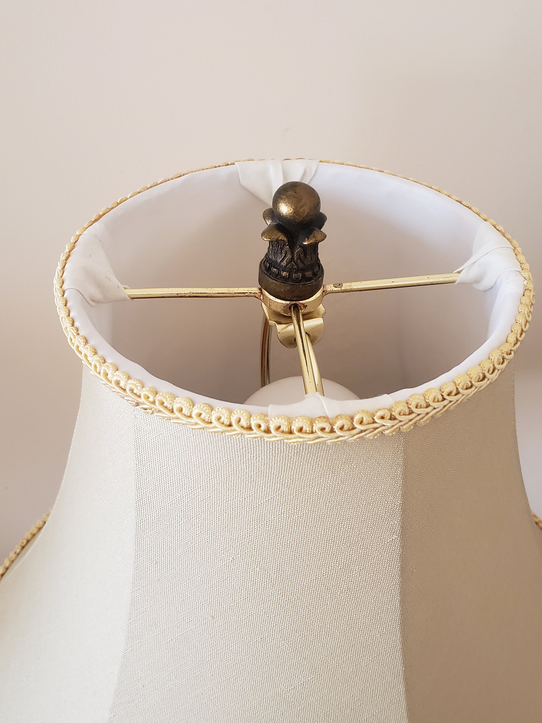 Vintage Silk Bell Lampshade 14 Silk Lampshade Bell Etsy