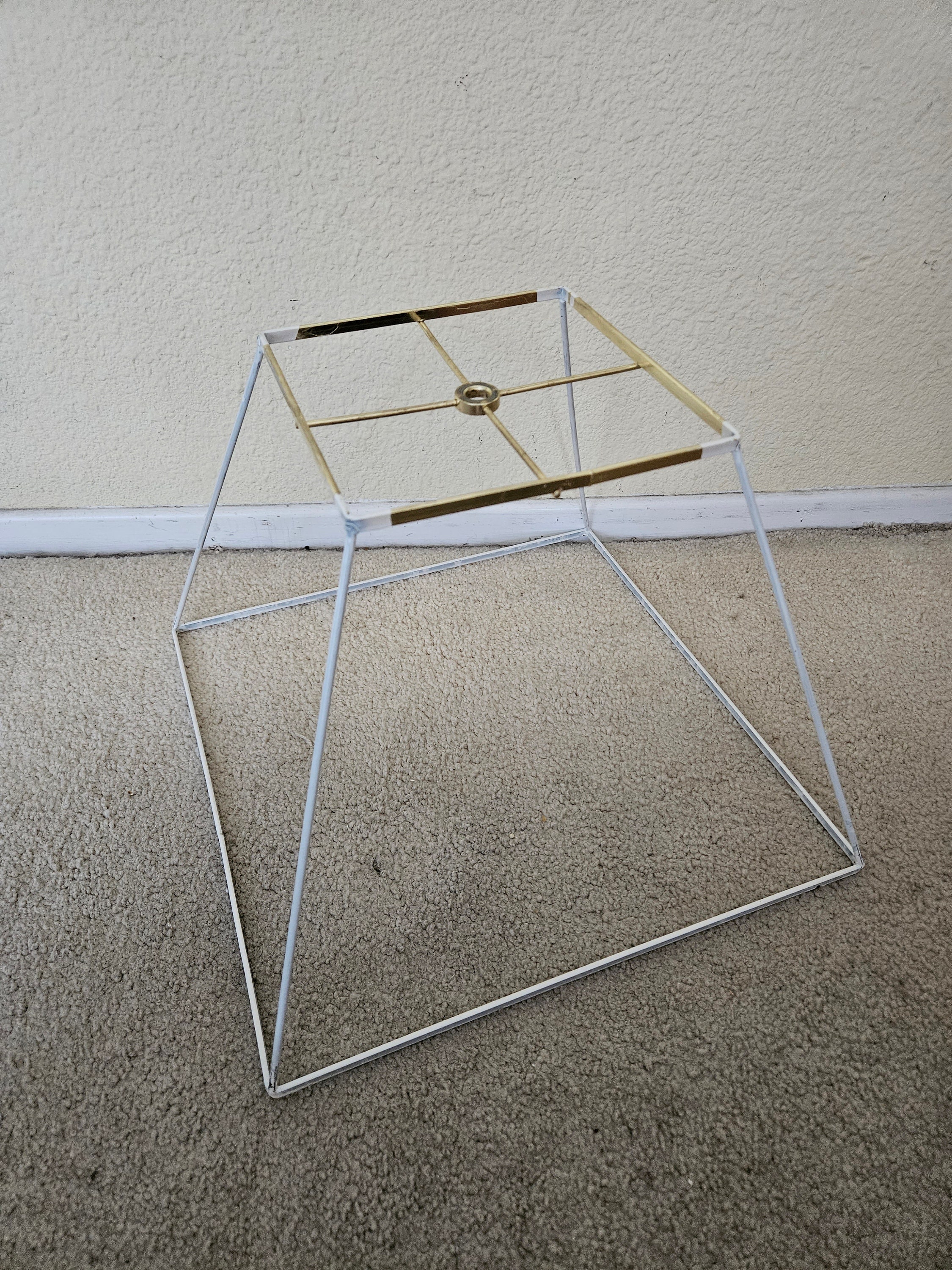 Square Lampshade Frame Wire Lampshade Frame Lampshade Etsy