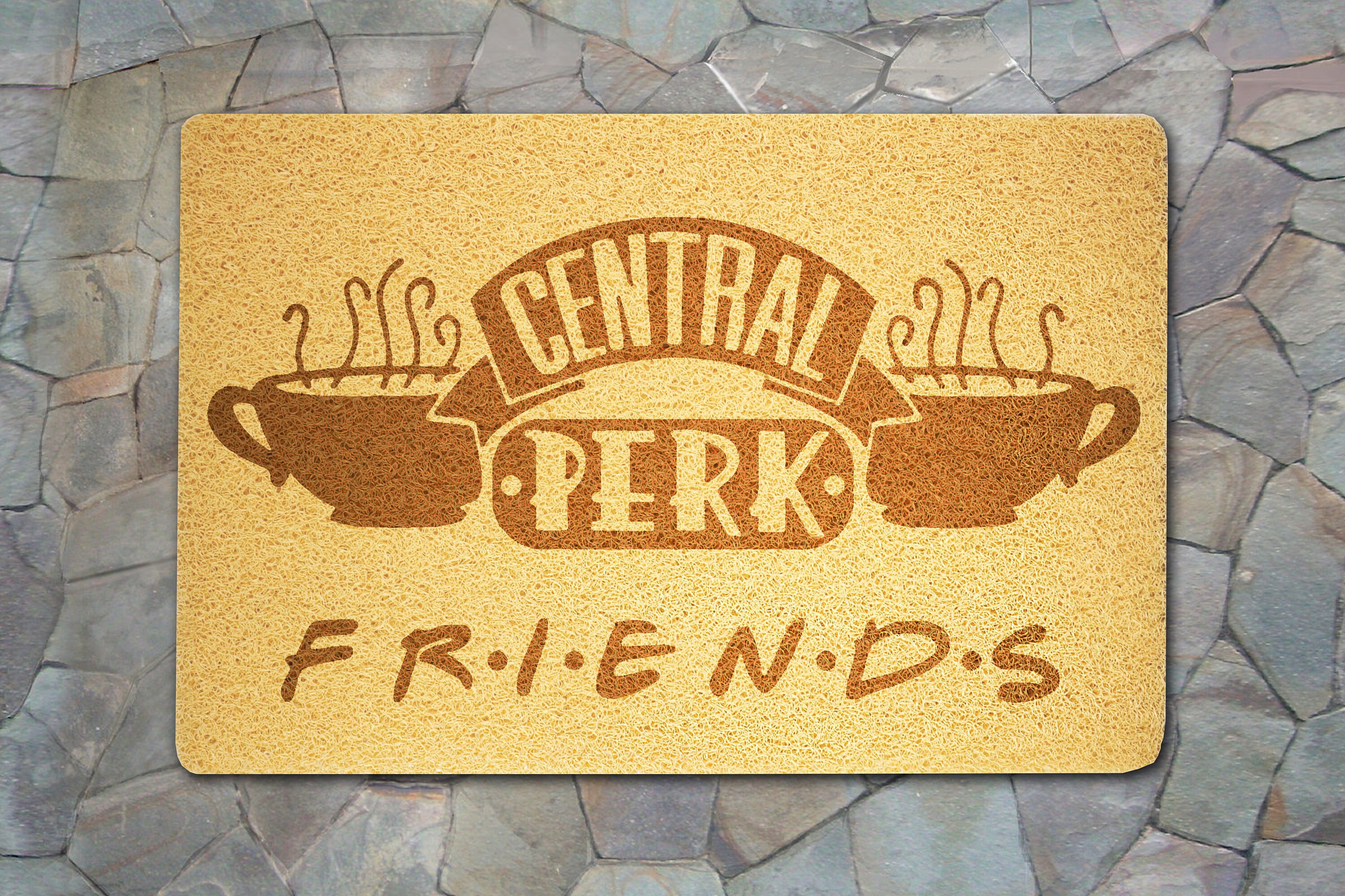 Friends Door Mat Central Perk Doormat Original Design Etsy