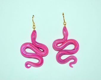 Snake earrings