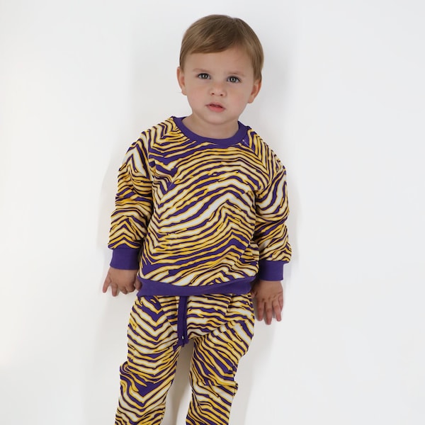 Minnesota Vikings Jogger Set for Kids | 2 Piece Daytime Set | 100% Organic Cotton