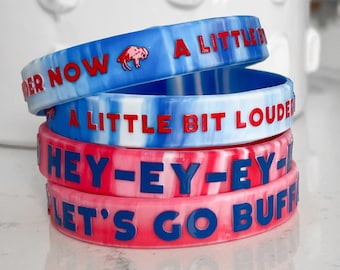 Buffalo Bills Wristband | Buffalo Bills Bracelet | Tie Dye