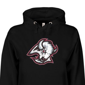 Buffalo Sabres Red And Black Goat Head Hoodie - Limotees