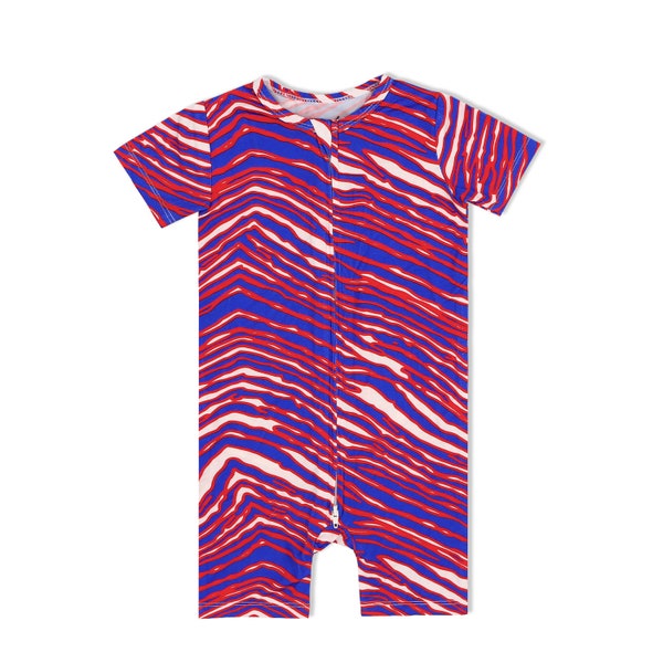 Buffalo Bills Baby Summer Romper| Bamboo Premium Quality | Toddler Summer Clothing