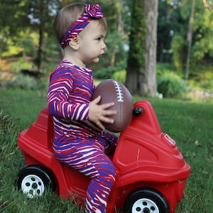 Buffalo Football Baby Footie | Bamboo Sleeper