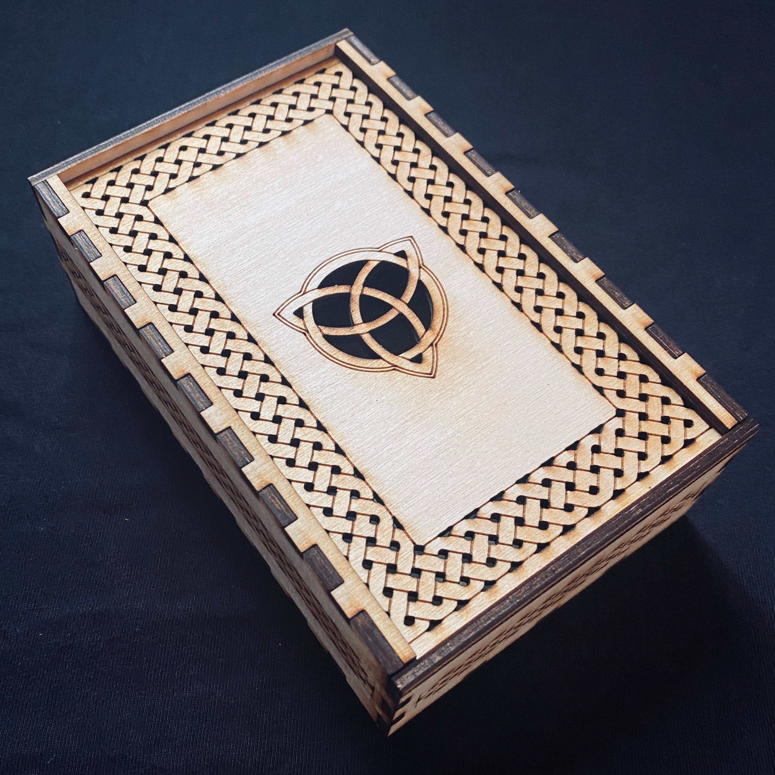 Celtic Tarot Box Tarot Card Box Tarot Deck Box Tarot Card Etsy