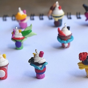 Handmade Polymer Clay Charms Princess Frappe