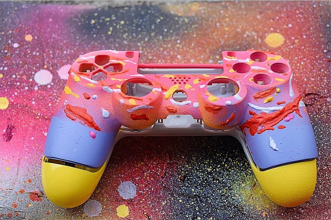 Buy Nostalgic 80s Custom PS4 Pro Gen 2 PS4 Gen 1 Controller Shell ...