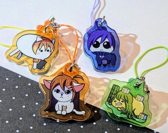 Acrylic Phone Charm - Wibbly Asiyahs (Lobotomy Corporation)
