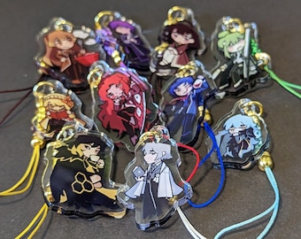 Acrylic Phone Charm - Tiny Librarians (Library of Ruina)