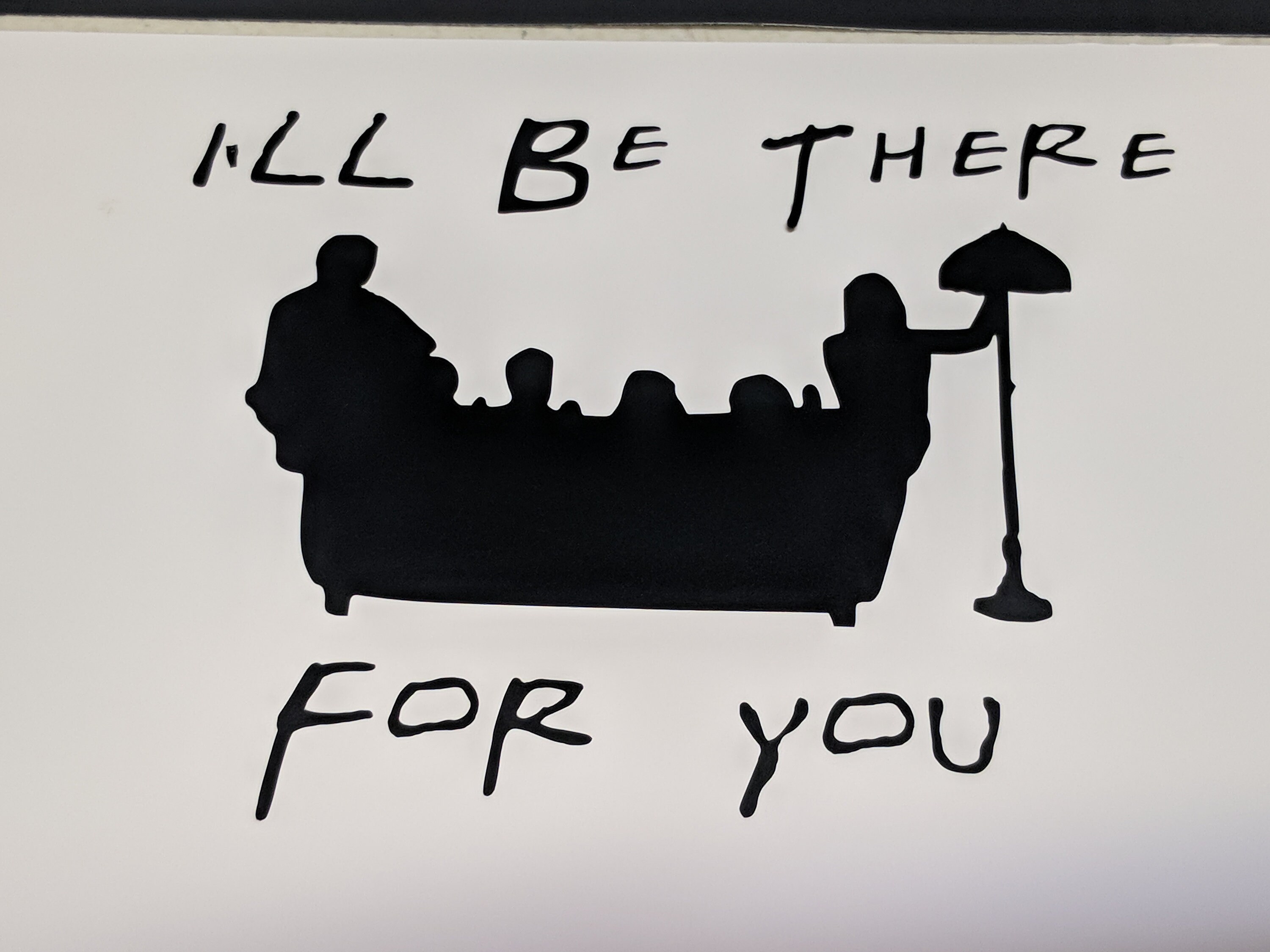 Friends Vinyl Decal Etsy