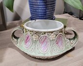 Antique Nippon MORIAGE shallow dish with handles