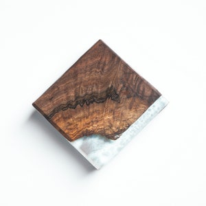 Handmade Modern Resin & Wood Coasters **Premium Ethically Sourced Wood**