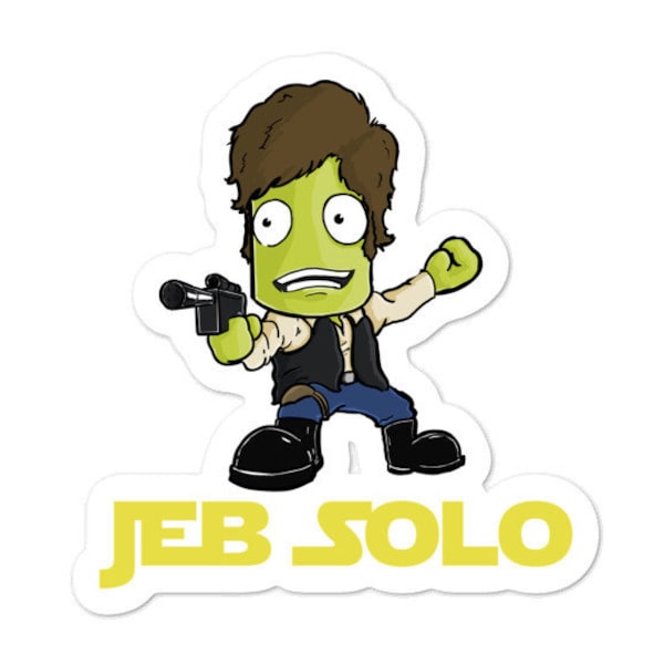 Jeb Solo Sticker | Kerbal Space Program | Star Wars | Han Solo