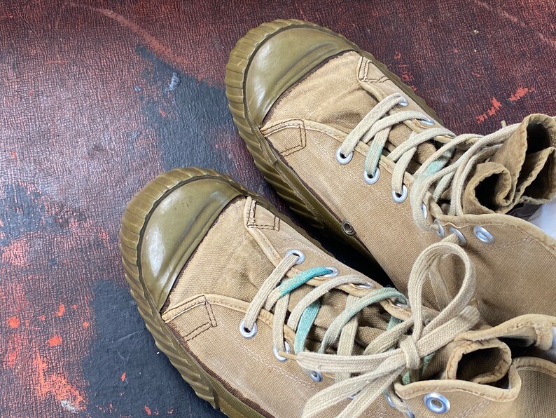 1940s CONVERSE Jungle Boot Sz 11 fits 11.5 12 WWII Era Etsy