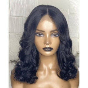 Best quality super double drawn bouncy curly wig|Human Hair|Human Hair Wig for Black Women Lace closure Human Hair Wig