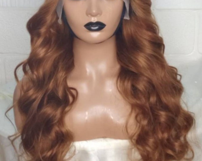 Virgin human hair wigs body wave lace frontal wigs 18 inches. 180%  density