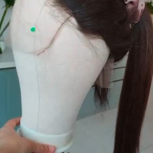 Hot selling ponytail wig single knots HD lace deeply bleached knots European Hair Wig Real human Hair Wig Chemo Wig