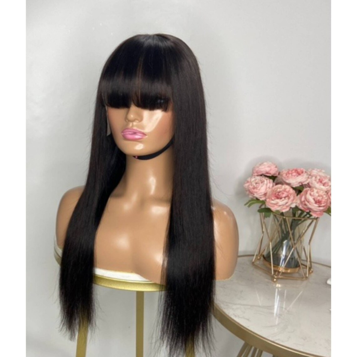 Captivating Virgin Human Hair Wigs Scene Illustration Captivating Virgin Human Hair Wigs Scene Illustration