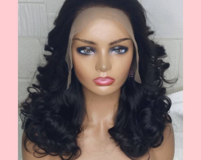 Best quality  virgin human hair Bella wig 14inches super double drawn