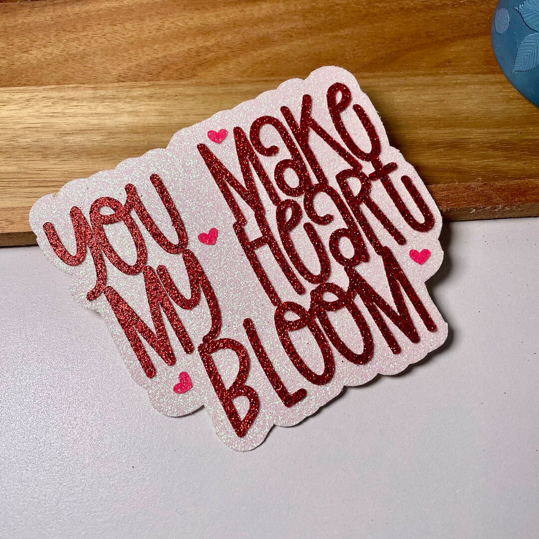 valentine-s-day-toppers-glitter-floral-valentine-toppers-etsy