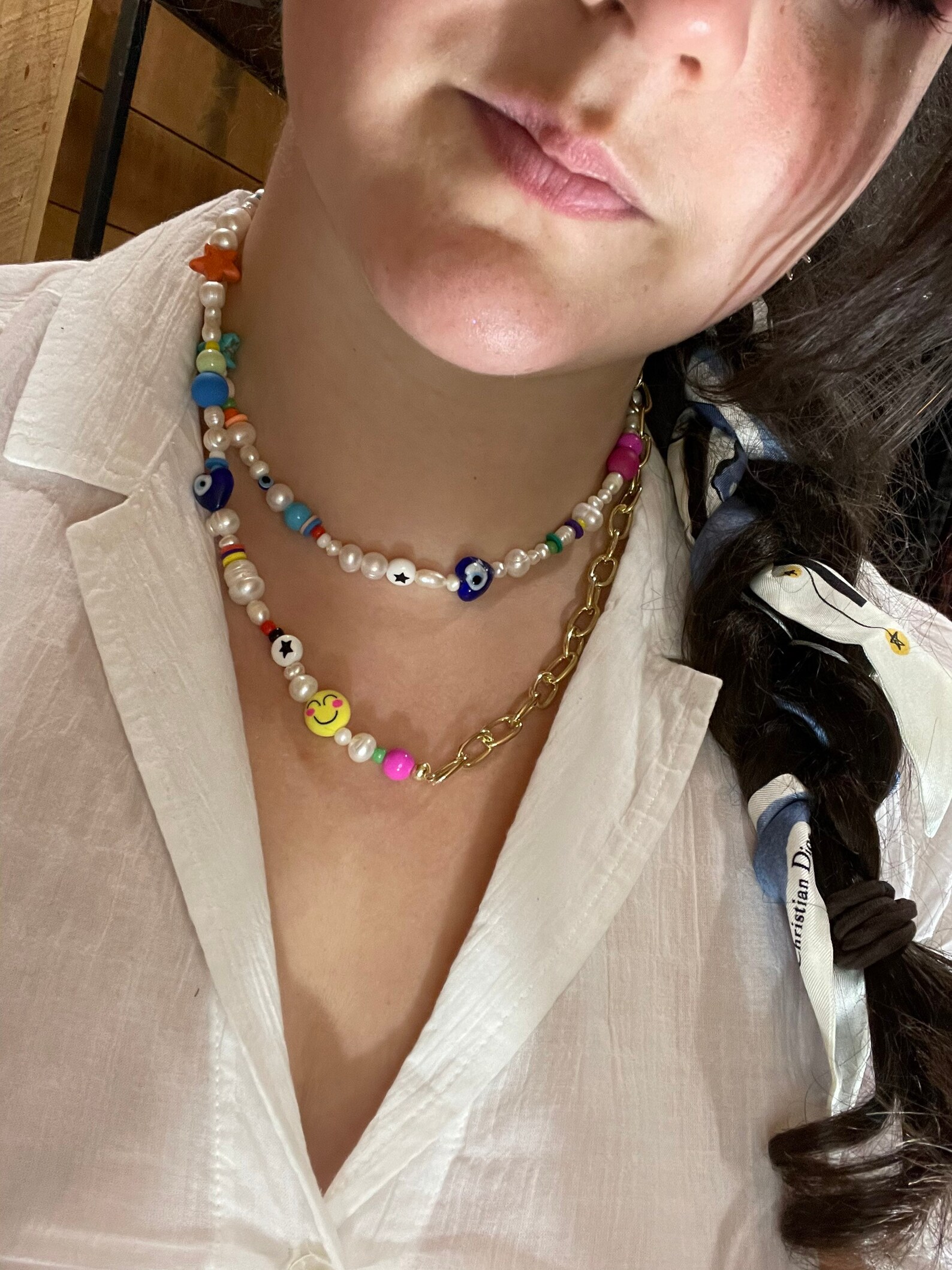Collier TikTok à la mode dété perlé et inspiré des perles Etsy