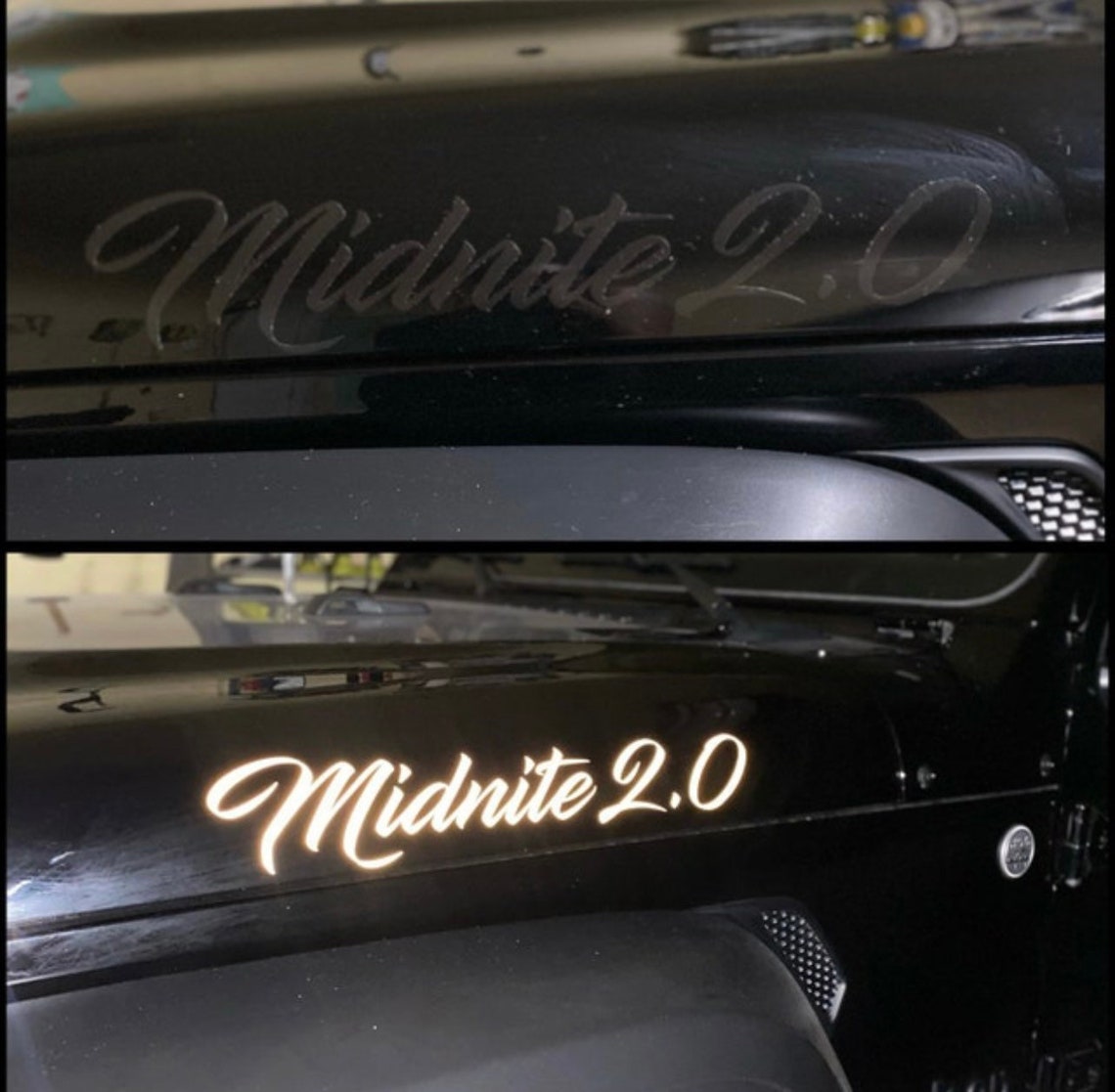 Custom Reflective Vinyl Decals Reflective Decal Sticker Etsy