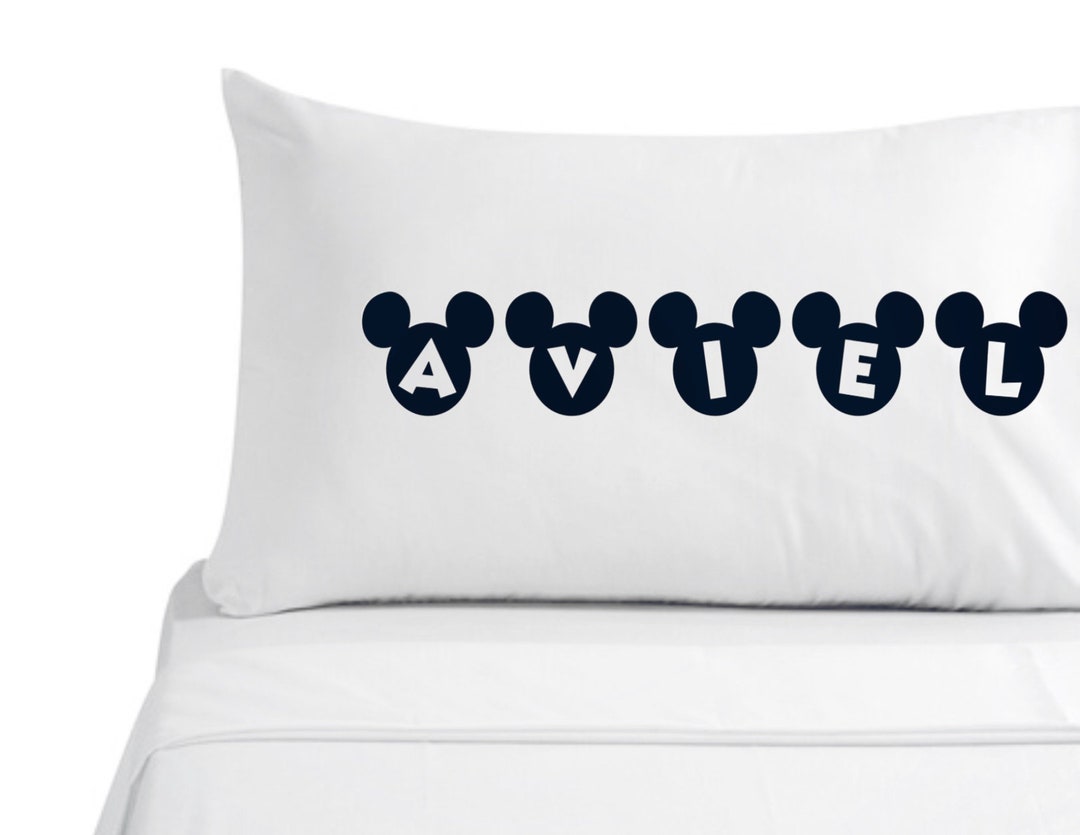 Custom Mickey Mouse Pillowcase multiple Colors Gifts for Etsy