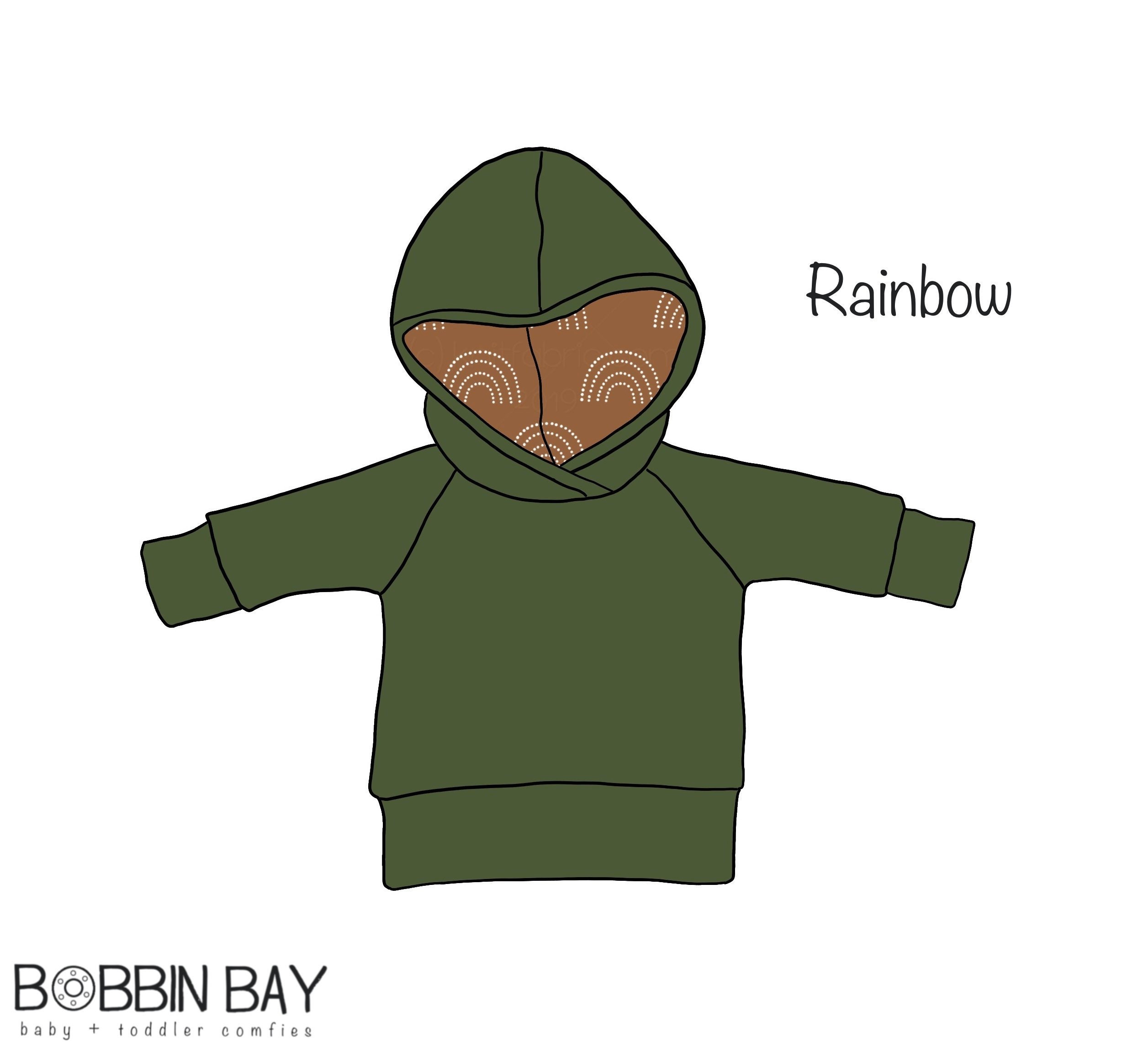 Cozy Jersey Knit Hoodie Olive Fall Outfit Baby Toddler Etsy