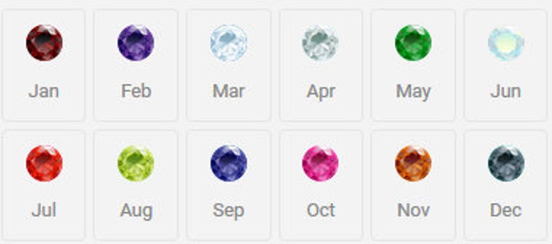 Customise It Gift Idea Birthstone Name Necklance