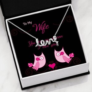 Colgante de amor / Para mi esposa / Regalo amoroso para ella