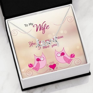 Colgante de amor / Para mi esposa / Regalo amoroso para ella