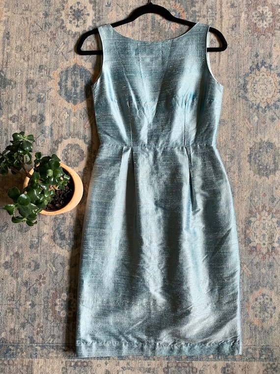 Vintage 50’s 60’s Silk woven dress.  Delicate cla… - image 1